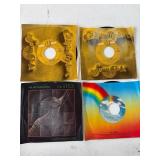 4 Vinyl 45 RPM Records