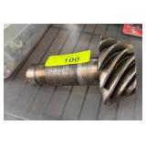 Steel Helical Gear with Machined Detailing