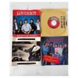 Loverboy 45 RPM Vinyl Records Lot