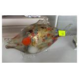 Murano-Style Glass Fish Sculpture