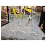 Clear Crystal Stemware Glasses