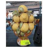 Decorative Ceramic Lemon Topiary