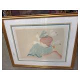 Charlotte Reine Signed Print 'J'ai Des Oies'