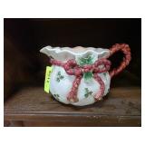 Christmas-Themed Ceramic Pitcher Fitz & Floyd