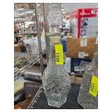 Pressed Glass Decanter with Stopper
