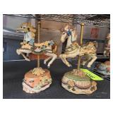 Decorative Carousel Horse Figurines