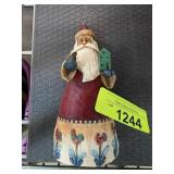 Jim Shore Santa Figure with Floral Motif