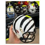 Striped Miniature Football Helmet