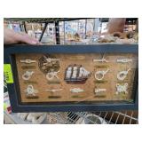 Framed Nautical Knot Display