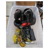 Safety Devices and Binoculars Shooting