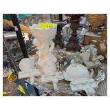 Decorative Items on Silver Tray