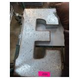 Galvanized Metal Letter 