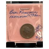 Benjamin Franklin Memorial Token