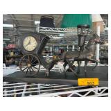 United Metal Goods Carriage Clock and Lamp