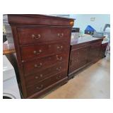 Three-Piece Wooden Bedroom Furniture Set