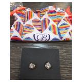 Brighton Stud Earrings with Pouch