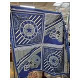 Dallas Cowboys Blue Quilted Blanket