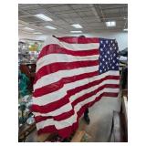 Large American Flag With Stars and Stripes