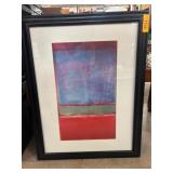 Framed Reproduction of Mark Rothko 