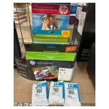 HP Printer Ink and Photo Supplies Lot