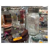 Glass Mason Jar and Decorative Glass Items
