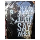 Metal Sign with Doc Holliday Quote