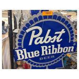 Pabst Blue Ribbon Beer Metal Sign
