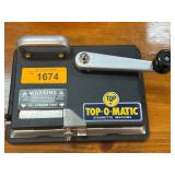 Top-O-Matic Cigarette Rolling Machine