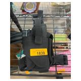 Black Tactical Holster with Adjustable Straps