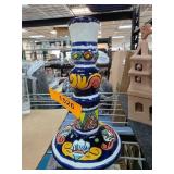 Hand-Painted Ceramic Decorative Candlestick