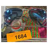 Ray-Ban Aviator Sunglasses with Blue Lenses