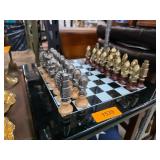Italfama Metal and Wood Chess Set