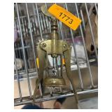 Brass Corkscrew With Wing Design