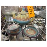 Hand-Painted Ceramic Tea Set