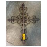Decorative Wrought Iron Wall Cross