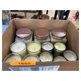 Candles in Jars and Glass Holders