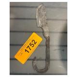 Hand-Forged Metal Hooked Knife Tool