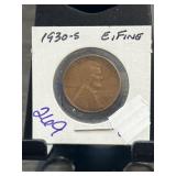 1930-S Lincoln Wheat Cent, Circulated