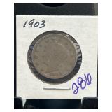 1903 Liberty Head Nickel in Coin Holder