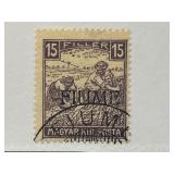 1926 Hungary 15 Filler Stamp, Used