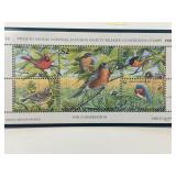 1996 National Audubon Society Songbird Stamps