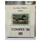 1988 Compex 88 Wood Duck Collector Stamp