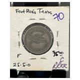 Fort Bliss NCO Open Mess 5-Cent Trade Token