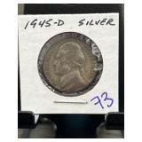1945-D Jefferson Nickel, Wartime Issue