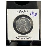 1943-S Lincoln Steel Cent, CH Uncirculated