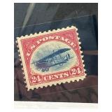 U.S. 24 Cent Inverted Jenny Airmail Stamp
