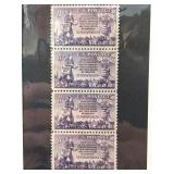 U.S. 3-Cent Newspaper Boy Stamp Block