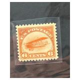 U.S. 6-Cent Orange Curtiss Jenny Stamp