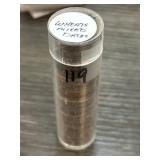 Tube of Mixed Date Wheat Pennies