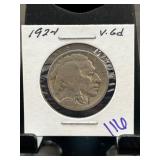 1924 Buffalo Nickel Coin in Holder